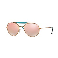 Ray-Ban RB3540 Sunglasses 56mm Shiny Bronze/Copper Flash