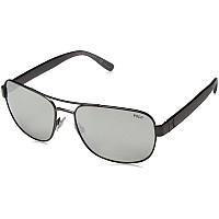 Polo Ralph Lauren 60mm Square Sunglasses, Matte Gunmetal