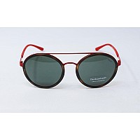 Polo Ralph Lauren PH3103 Sunglasses, Red Frame, Green Lenses