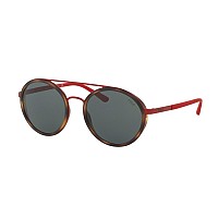 Polo Ralph Lauren PH3103 Sunglasses, Red Frame, Green Lenses