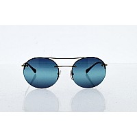 Prada PS54RS Pale Gold Sunglasses 56mm Blue Gradient