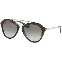 Prada PR 12QS Sunglasses Striped Grey 54mm Grey Gradient