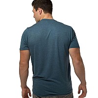 Cariloha Bamboo Crew Neck Tee - Small, Bermuda Blue