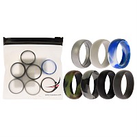 Silicone Wedding Ring Set Camo By Roq For Men 7 X 14 Mm Ring