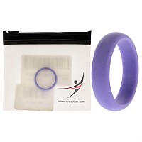 ROQ Lavender Silicone Wedding Ring for Women, Size 8