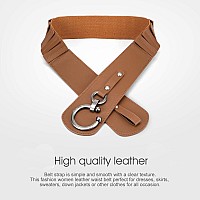 Jasgood Womens Fashion Vintage Wide Elastic Stretch Waist Belt With Interlock Buckle Halloween Belt