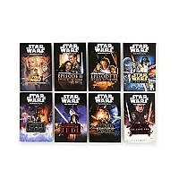 Star Wars Movie Title Pin Collection | Exclusive Poster Title Pin From Each Episode | Set Of 8 Unique Pins