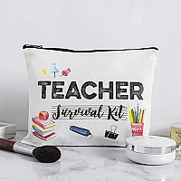 Teacher Appreciation Gifts Music Teacher Gifts Teacher survival kit Teacher Supplies for Classroom Best Teacher Gift Small Gift Bags Makeup Bag Teacher Bag for Women