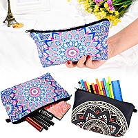 6 Pieces Makeup Bag Toiletry Pouch Waterproof Cosmetic Bag With Zipper Travel Packing Bag 87 X 53 Inch Small Cosmetic Bag Acce