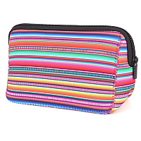 Ajltpa Cosmetic Bag Waterproof Neoprene Zipper Pouch Travel Portable Toiletry Makeup Bags Organizer Case For Women And Girls Se