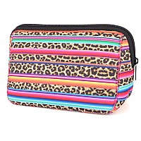 Ajltpa Cosmetic Bag Waterproof Neoprene Zipper Pouch Travel Portable Toiletry Makeup Bags Organizer Case For Women And Girls Ra