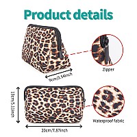 Ajltpa Cosmetic Bag Waterproof Neoprene Zipper Pouch Travel Portable Toiletry Makeup Bags Organizer Case For Women And Girls Le