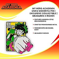 My Hero Academia Izuku Midoriya Deku Enamel Pin | Exclusive Anime Expo 2019 Collectible | Measures 2 Inches