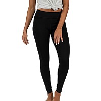 Cariloha Bamboo Athletic Leggings for Women - Large - Black