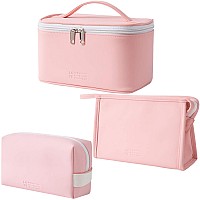 Mirason Makeup Bag Travel Toiletry Bag For Women Cute Make Up Bag Set Of 3 For Purse Pouch Makeup Organizer Bag Cosmetic Bag Fo