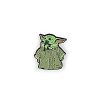 Star Wars: The Mandalorian The Child Baby Yoda Pin | Baby Yoda Eats A Frog Collectible Enamel Pin | Baby Yoda Backpack Star Wars Pins | Measures 1.1 Inches Tall