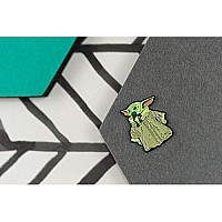 Star Wars: The Mandalorian The Child Baby Yoda Pin | Baby Yoda Eats A Frog Collectible Enamel Pin | Baby Yoda Backpack Star Wars Pins | Measures 1.1 Inches Tall