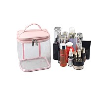 Haoguagua Premium Clear Makeup Bag With Inner Pocket Transparent Cosmetic Pouch For Travel Or Everyday Use Waterproof Beach Ba