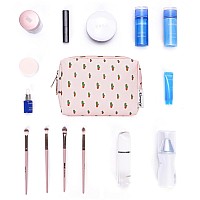 Narwey Small Makeup Bag For Purse Travel Makeup Pouch Mini Cosmetic Bag For Women Cactus Small