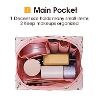 Narwey Small Makeup Bag For Purse Travel Makeup Pouch Mini Cosmetic Bag For Women Cactus Small