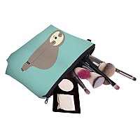 Deanfun Cosmetic Bag for women, Small makeup pouch Travel bags for toiletries waterproof Sloth gifts (51806)