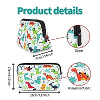 Ajltpa Cosmetic Bag Waterproof Neoprene Zipper Pouch Travel Portable Toiletry Makeup Bags Organizer Case For Women And Girls Di