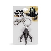 Star Wars Mandalorian Mythosaur Logo 3D Flat Back Heavy Duty Metal car Keychain