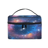 Makeup Bag Colorful Space Star Nebula Travel Makeup Organizer Bag Cosmetic Cases Toiletry Bags For Girl Women Ladies