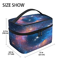 Makeup Bag Colorful Space Star Nebula Travel Makeup Organizer Bag Cosmetic Cases Toiletry Bags For Girl Women Ladies