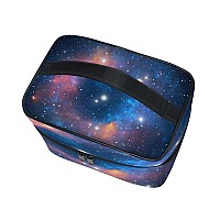 Makeup Bag Colorful Space Star Nebula Travel Makeup Organizer Bag Cosmetic Cases Toiletry Bags For Girl Women Ladies