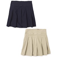 The childrens Place girls Pleated Skort,SandyTidal 2 Pack,6P