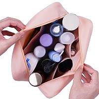 Full Size Toiletry Bag Women Large Cosmetic Bag Travel Makeup Bag Organizer Medicine Bag for Toiletries Essentials Accessories (Large, Pink)