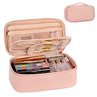 Ocheal Small Cosmetic Bagportable Cute Travel Makeup Bag For Women And Girls Makeup Brush Organizer Cosmetics Pouch Bagspink