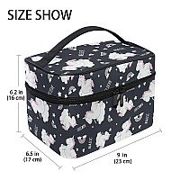 Makeup Bag Cute Unicorn Rainbow Travel Makeup Organizer Bag Cosmetic Cases Toiletry Bags For Girl Women Ladies