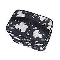 Makeup Bag Cute Unicorn Rainbow Travel Makeup Organizer Bag Cosmetic Cases Toiletry Bags For Girl Women Ladies