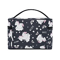 Makeup Bag Cute Unicorn Rainbow Travel Makeup Organizer Bag Cosmetic Cases Toiletry Bags For Girl Women Ladies