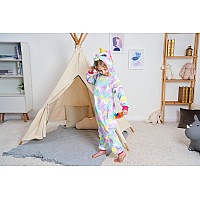 Unisex Children Unicorn Pyjamas Halloween Kids Onesie Costume 5T New Flying Horse 4Years