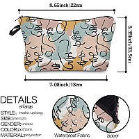 Deanfun Makeup Case Small Cosmetic Zipper Bag Waterproof For Purse Mini Women Cute Traveling Accessories Pouch For Ladies Than