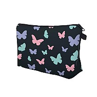 Deanfun Makeup Case Small, Cosmetic Zipper Bag Waterproof for Purse Mini, Women Cute Traveling Accessories Pouch for Ladies Thanksgiving Christmas Gifts(D2-55122)