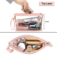 Ethereal Clear Makeup Bag Small Makeup Bag For Purse Travel Makeup Bag For Women Tsa Approved Cosmetic Bag Waterproof Toiletry