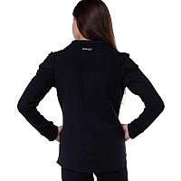 Cariloha Women's Bamboo Zip Up Jacket - Black, X-Small