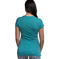 Cariloha Bamboo Scoop Tee for Women - X-Large - Teal