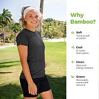 Cariloha Bamboo-Viscose Crew Tee, X-Small, Tropical Te