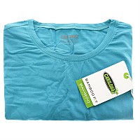 Cariloha Women's X-Large Bamboo Athletic Crew T-Shirt - Teal