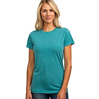 Cariloha Women's X-Large Bamboo Athletic Crew T-Shirt - Teal