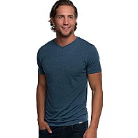 Cariloha Men's Bamboo V-Neck Tee - Bermuda Blue, Medium