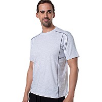 Cariloha Bamboo Crewneck Gym Shirt - X-Large - Gray