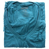 Cariloha Women's Bamboo V-Neck Tee - Tropical Teal, X-Small