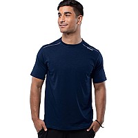 Cariloha Men's Navy Bamboo Athletic Crew Neck Tee - Medium