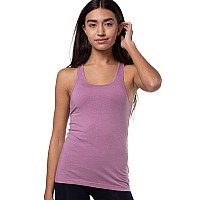 Cariloha Bamboo Racerback Tank Top for Women - Medium - Rosewater